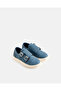 Boys Blue Denim Velcro Sneakers - 2