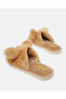 Women Brown Fluffy Big Ear Open Toe Slippers - 4