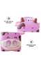 Cow Figurine Metal Piggy Bank with Lock and Cute Bag Metal Piggy Bank Children's Piggy Bank-15 cm - 2