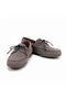 Mink Suede Genuine Leather Women's Lace-Up Loafer Shoes - 3