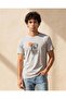 Men Grey Printed T-Shirt - 2