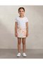 Girls White Floral Allover Print Overlap Skirt - 3