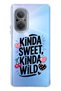 Huawei Nova 9 Se Compatible Kinda Sweet Kinda Wild Patterned Transparent Phone Case