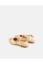 Senior Girls Gold Sling Back Fisherman Sandals - 3