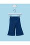 Infant Girls Dark Wash Wide Leg Knit Jeggings - 2