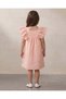 Girls Pale Pink Schiffli Dress - 4