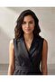 Women’s Black Belted Sleeveless Waistcoat Top - 6