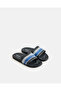 Senior Boys Black Striped Slides - 2