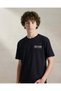 Senior Boys Black Oversized Printed T-Shirt - 4