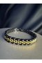 Men's Steel Bracelet - Sweden Luxury Design Black and Gold Color, Bracelet for Lover, Spouse, Father - 5