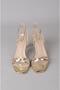Seç 220 Strappy Evening Shoes (Heel Height:7.5 cm) Gold - 2