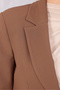 Women's Brown Comfort Fit Blazer Jacket - Comfortable Fit - 7