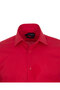 80% Cotton Vibrant Red Regular Fit Men's Shirt - 3