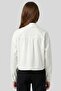 Crystal Stone Detailed Short Cut (Crop) Shirt - 2