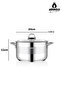 Galen 5 Piece Induction Base Steel Pot and Pan Milk Jug Set - 6
