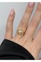 Vintage Pearl-Encropped Ring (Size Adjustable) - 3