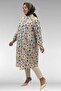 68014 Plus Size Hakimyaka Double Buttoned Mango Tunic - Patterned Stone - 5