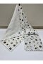 Poplin Fabric and Pompom Bottom Cover, Pillow and Blanket Set of 3 - 2
