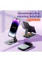 Tablet Stand, Flippy, 10inch, Foldable, 360 Rotation, Universal, Silver - 2