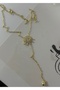 Gold Color Zircon Stone Eye Pendant - 3