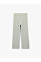 Cotton Slim Fit Striped Pajama Bottoms with Elastic Waist - 3