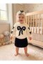 Baby Girl Knitwear Set with Bow, Skirt and Bandana, 3-Piece Festive Stylish Set Yk1838Gns