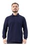 Safesawa Regular Polo Pike Summer Long Sleeve T-Shirt Navy Blue 8107