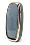 Key Case for Audi A4 A5 A6 A7 A8 Q5 Q7 2008-2016 Gray Gold Key Remote Control Cover Case - 3