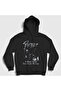 Unisex Black Lead Follow Silencer Hooded Sweatshirt 602850Tt