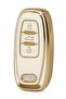 lock For Audi A4 A5 A6 A7 A8 Q5 Q7 2008-2016 Smart White Key Control Container Case