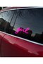 In-Car Neon Led Light Decoration Girl (12 Volt with Suction Cup Pink) - 4