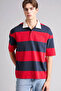 100% Cotton Loose Fit Short Sleeve Polo T-Shirt G2048Ax26Sp - 3