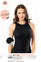 Women's Zero Sleeve Closed Collar Basic Body Undershirt Ribbed | City - 2