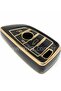 Bmw G30,G20,G10,G40 Nano High Quality Silicone Remote Control Case Black Gold - 4