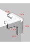Special Production Home Living Child Baby Safety Impact Set of 8 Silicone Transparent Table Edge Protection Apparatus - 2
