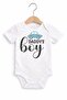 100% Cotton Dady's Boy Snap Fastener Unisex Baby Bodysuit - 2