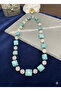 Amazonite & Quartz Natural Stone Handmade Necklace