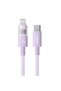 Cablu de încărcare pentru iPhone Baseus, 20W, violet - 2