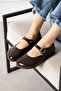 Alora Minimal Women's Imported Fabric Ballerinas - Bright Brown - 2