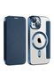 iPhone 15 Plus SmartMag Book Case, blue - 2