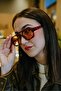 Vhl Leopard Frame Honey Color Glass Sunglasses - 3