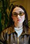 Gg Leopard Frame Green Glass Sunglasses - 5
