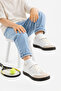 Daily White Unisex Children's Sneaker Lace-Up Lightweight Flexible Non-Slip Sole Stc1251