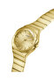 Mens Yellow Gold Tone Round Analog Watch - 4