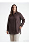 Women's Textured Shirt Tunic - 3