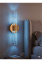 مصباح حائط LED بتصميم عصري من Bubbleflux مقاس 31 سم - مصباح حائط - فضي - كهربائي - يتم التحكم فيه عن طريق RGB - 2