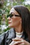 Gg Black Frame Black Glass Sunglasses - 2