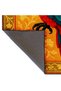 Mosso Yellow Theme Parrot Figured Motifs Patterned Woven Base Modern Decorative Carpet Mosso2198 - 4