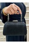 Women's glittery detailed evening shoulder bag - 5