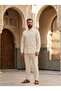 Men's Hajj Umrah Suit 100% Cotton Muslin Full Buttoned - 2